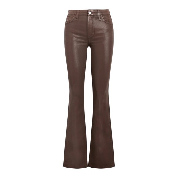 Joe's Jeans The Hi Honey Bootcut High Rise Flare Pant Brown‎ Sheen Women Size 28 - Picture 1 of 16